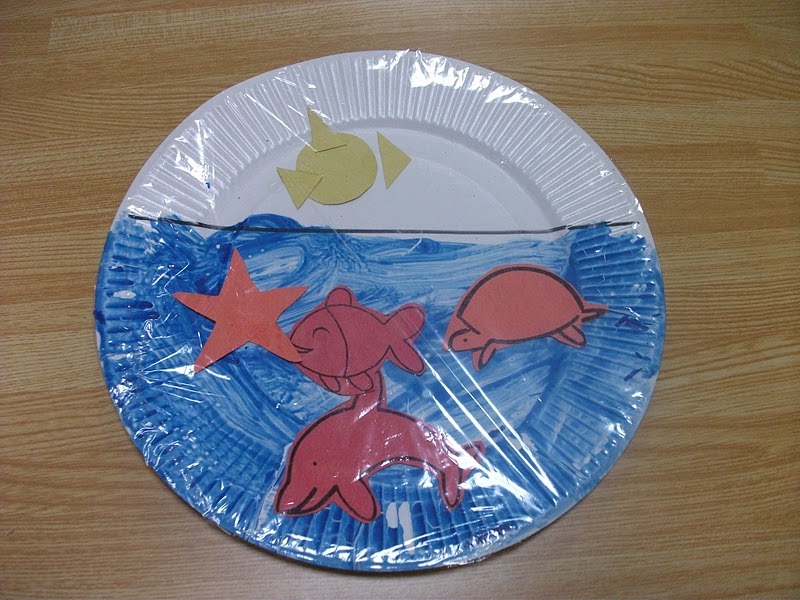 Preschool Crafts for Kids*: Easy Sea Life Paper Plate Craft