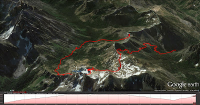 Our Hike Route for Lake Ingalls (via Canon GPS Logger and Google Earth)