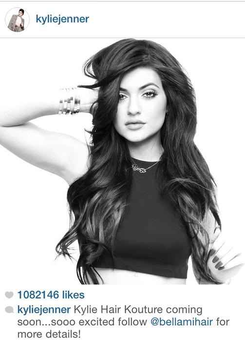 Kylie Hair Kouture Collaboration With Bellami Hair And Kylie Jenner