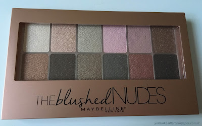 maybelline the blushed nudes far paleti