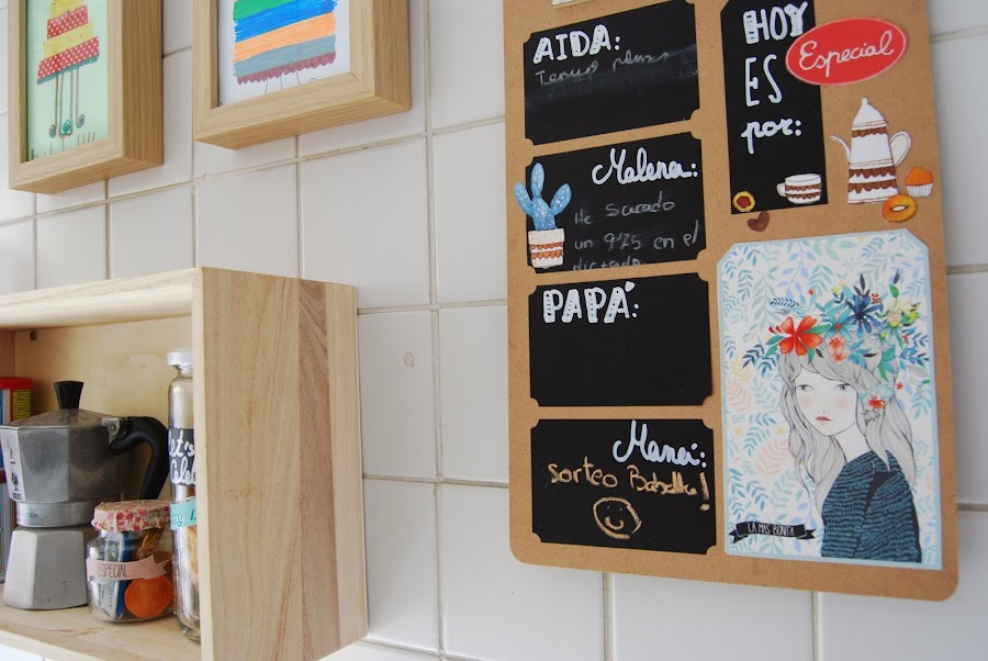 Tablero para establecer el enfoque positivo cada día