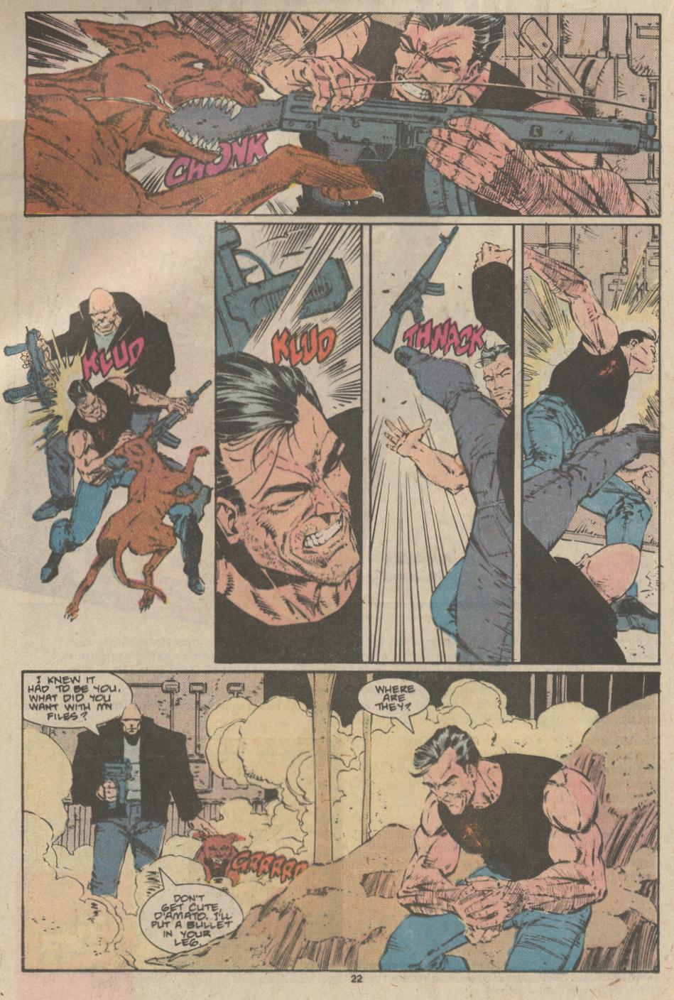 Read online The Punisher (1987) comic -  Issue #23 - Capture the Flag! - 18