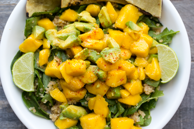 Chili-Lime Mango Avocado Quinoa Power Salad