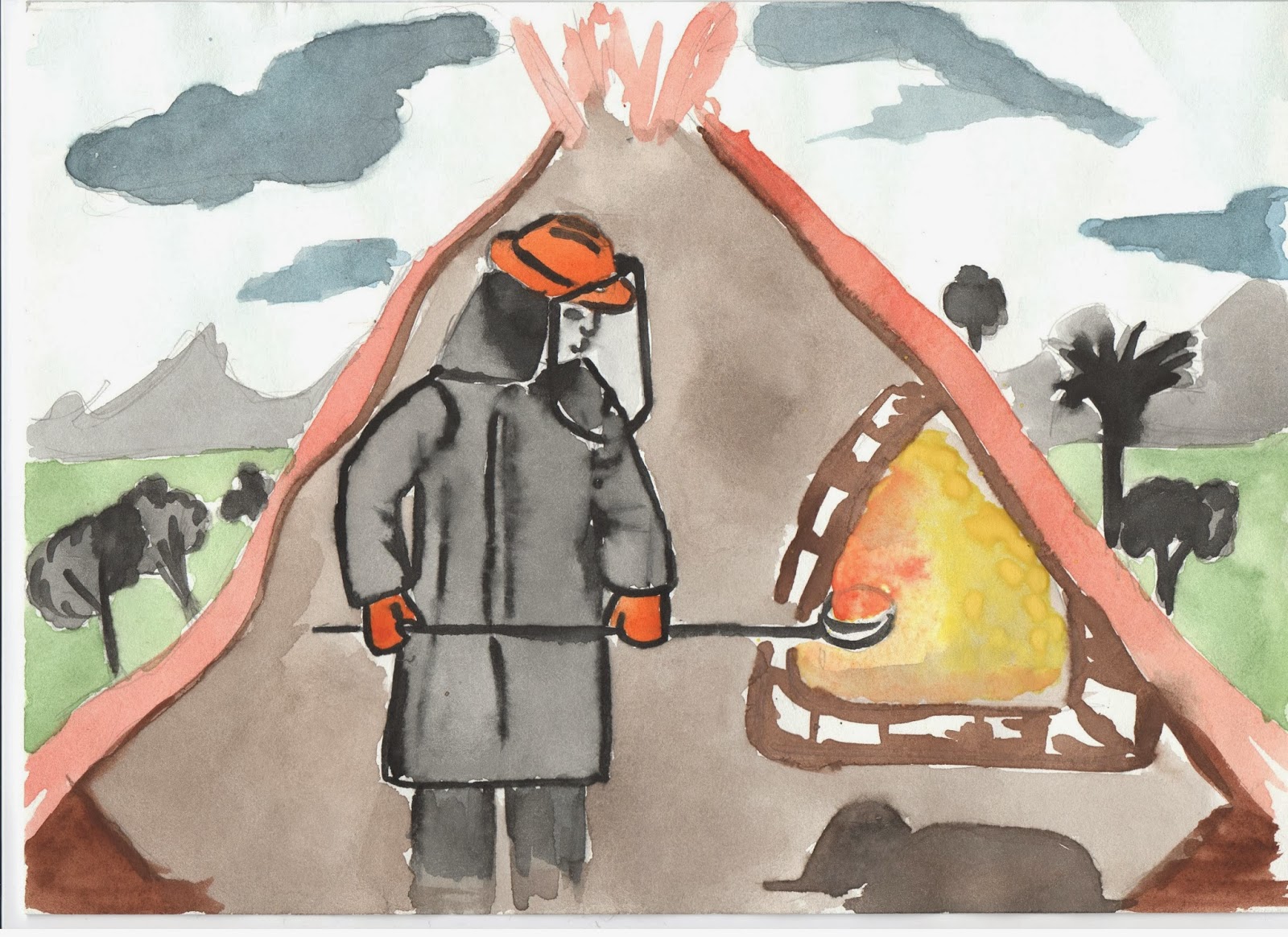 Рисунки металлургии детские