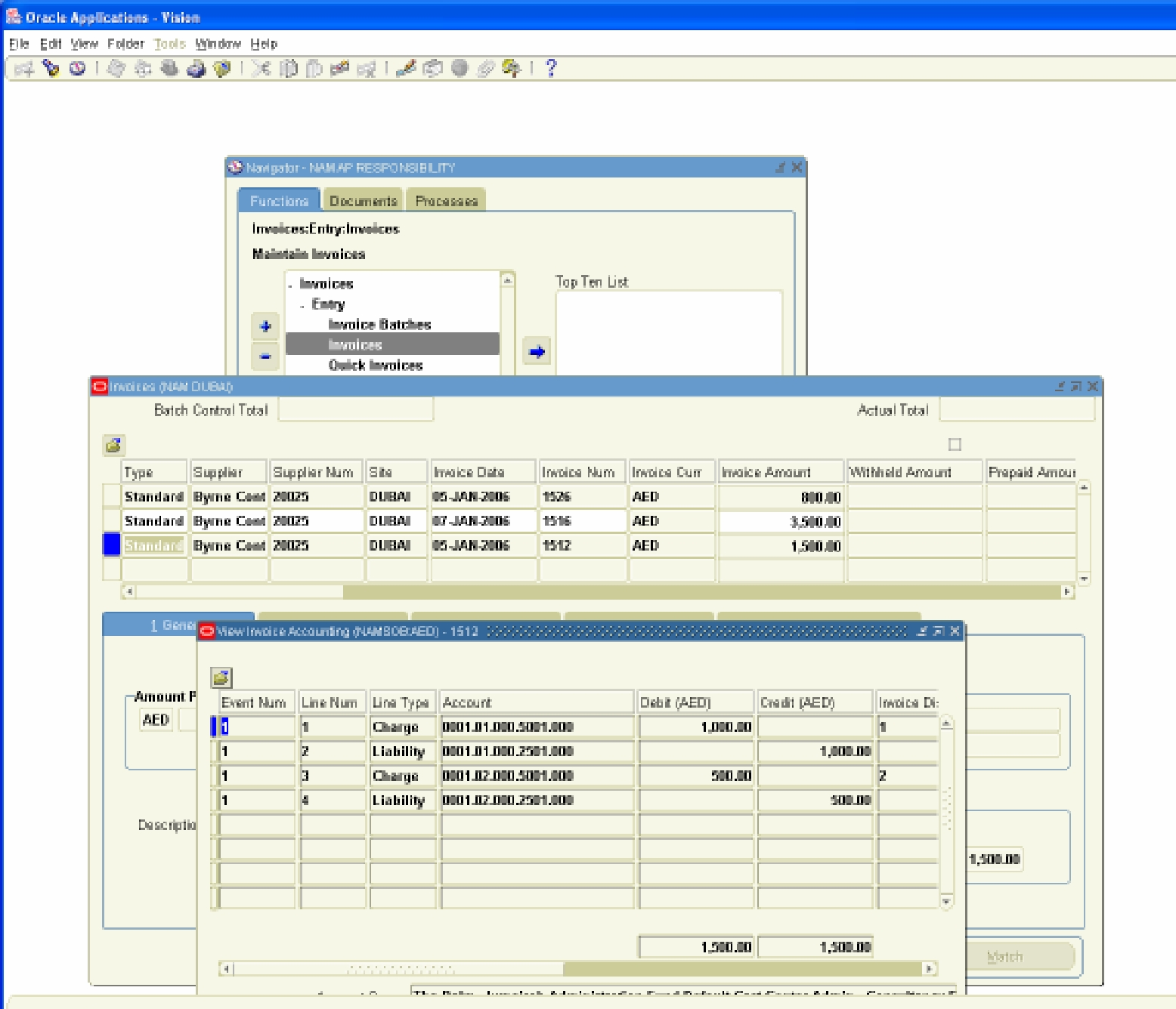 Oracle Stuff How to use Pooled Account in Oracle Payables
