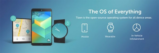 Tizen has the slogan "The OS of Everything"