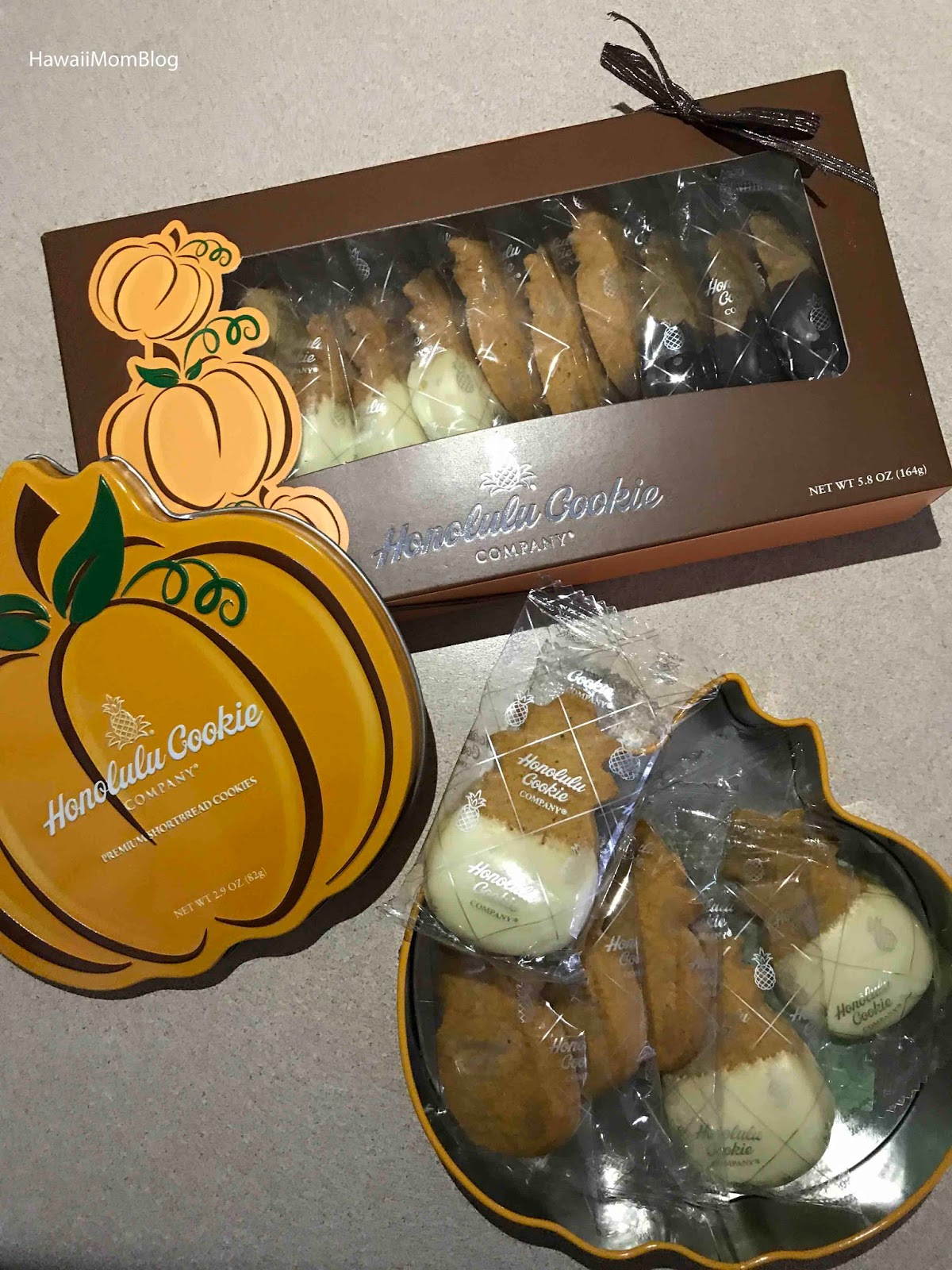 Hawaii Mom Blog Honolulu Cookie Company's Pumpkin Shortbread Cookies