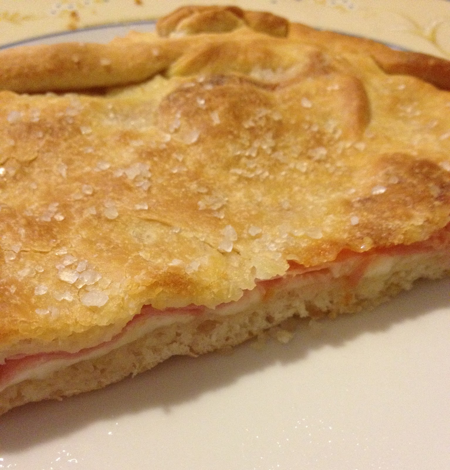 L'incapace in Cucina Focaccia Ripiena di Prosciutto & Formaggio