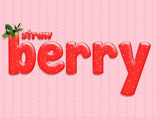 текст-стилизованный-под-клубнику,--strawberry-фотошоп-урок, Клубничный текст в Фотошоп