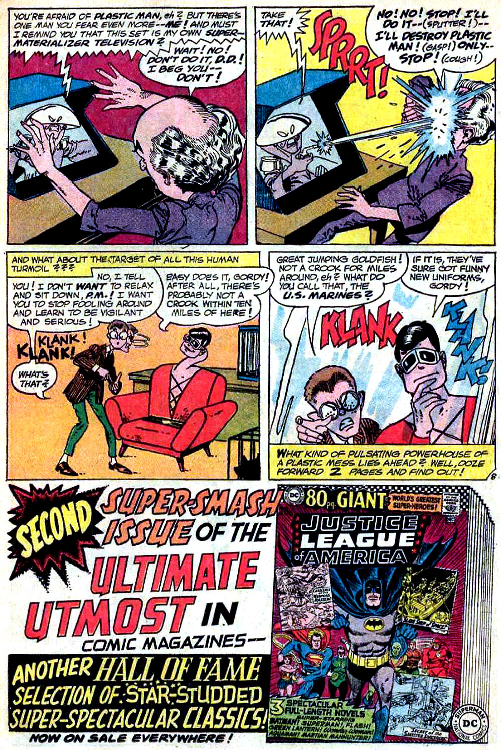 Read online Plastic Man (1966) comic -  Issue #1 - 9