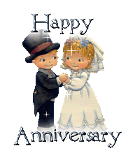 7 wonders of the world: Happy Anniversary-Animated Happy Wedding