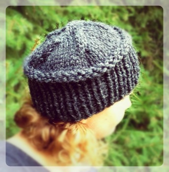 flat top knit hat