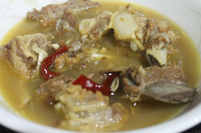 Masak Singgang Tulang Kelantan