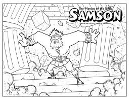 Samson Coloring Page 2