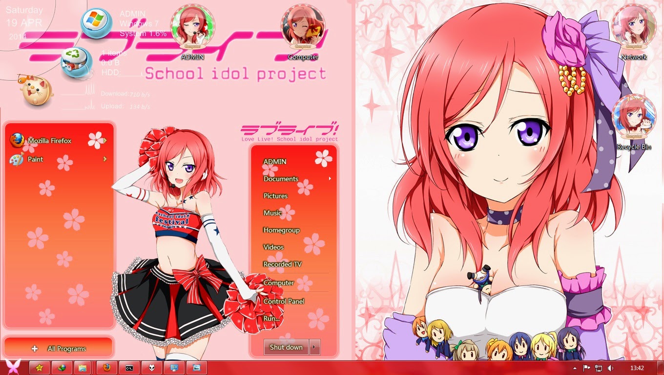Theme Windows 7 Anime Love Live School Idol Project Theme Windows 7 Anime Love Live School Idol Project