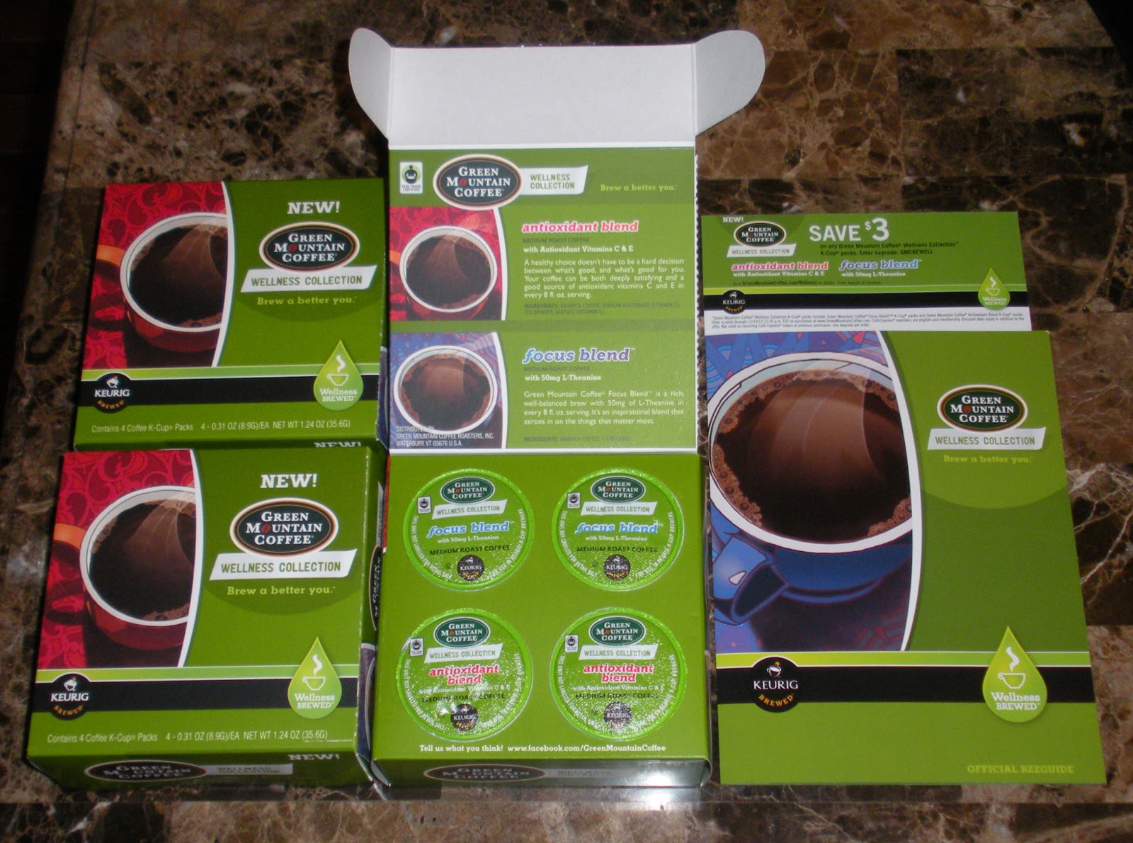Green Mountain Coffee Wellness Collection KCups Review Blue Skies