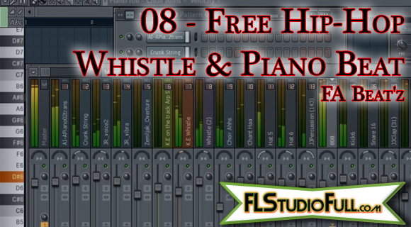 08 - Free Hip-Hop Whistle & Piano Beat - FA Beat'z