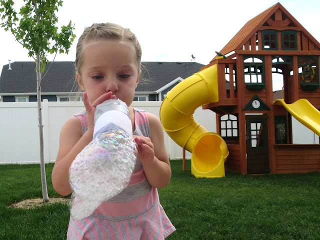Bubble Snake: My kids love making these bubble snakes and I love that they are free to make!