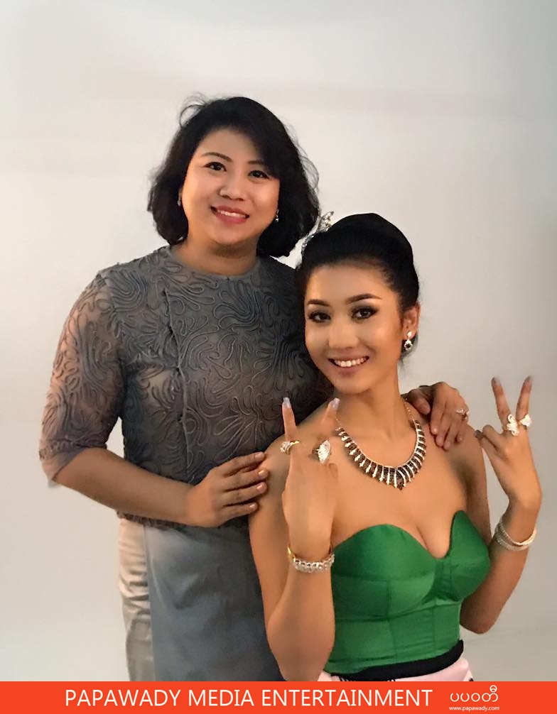 Lu Lu Aung TVC Behind The Scenes Snaps For Santhawdar Jewelry Store in Myanmar