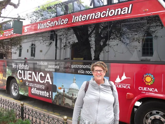 Sues last few days visiting Cuenca, Ecuador