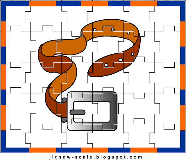 Printable Jigsaw Puzzle for kids Belt Jigsaw