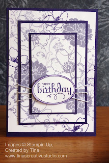 Triple Layer Card Concorde Crush & Wisteria Wonder