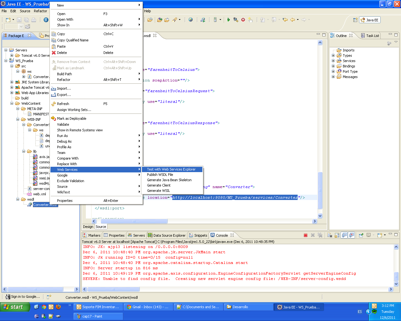 Java Frameworks & APIs: Web Services - Apache AXIS - Tutorial I