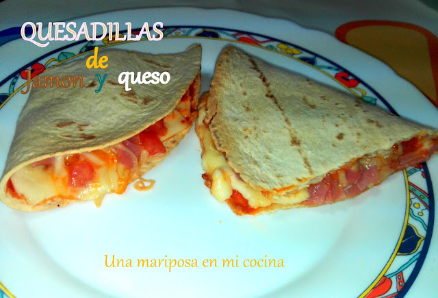 Quesadillas De Jamon Y Queso