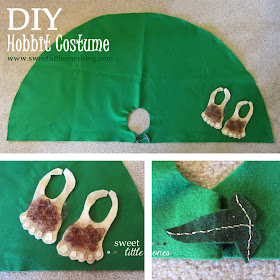 DIY Hobbit Halloween Costumes - www.sweetlittleonesblog.com