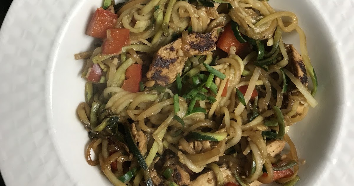 Teriyaki Zoodle Bowl