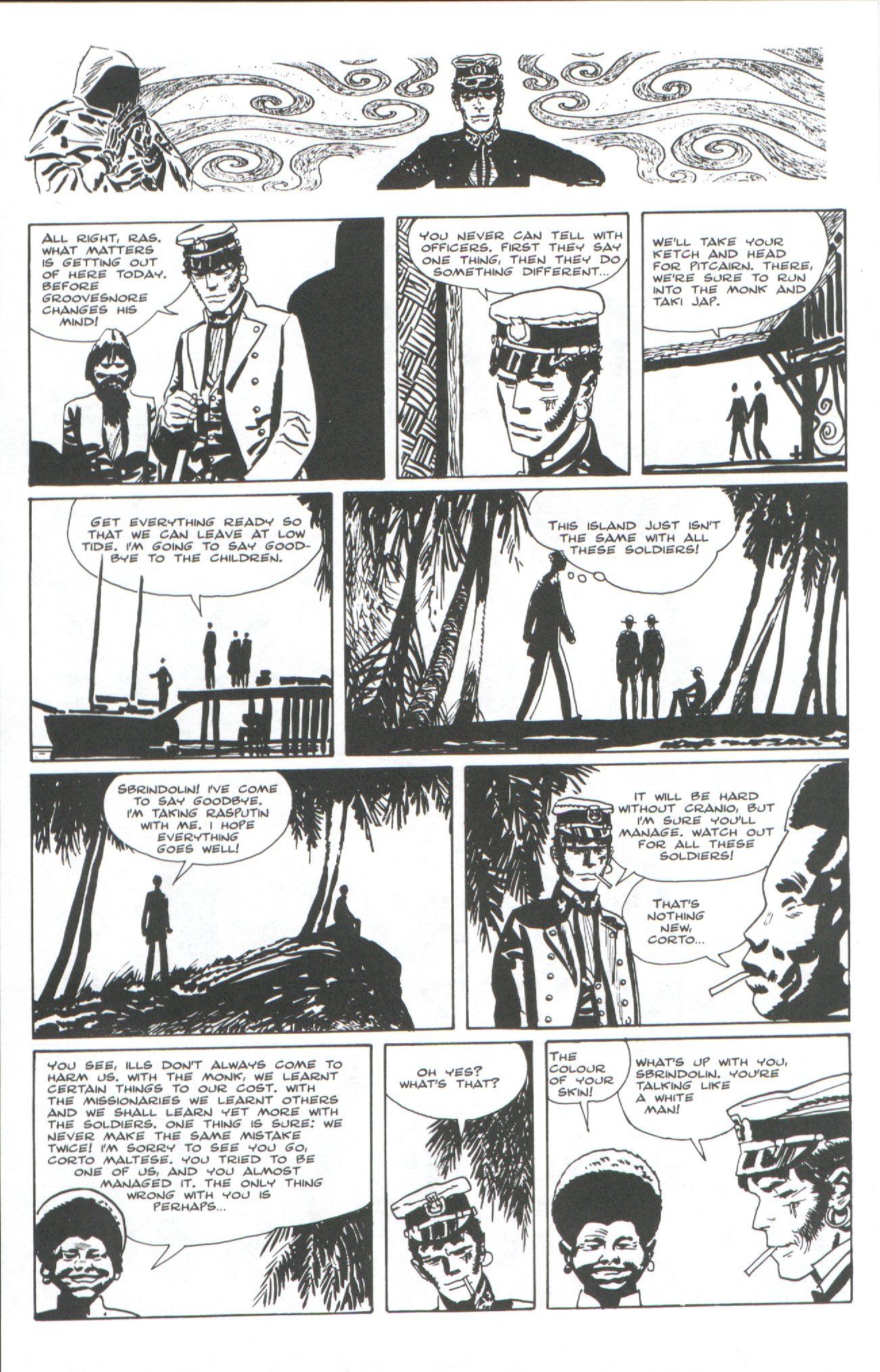 Read online Corto Maltese: Ballad of the Salt Sea comic -  Issue #7 - 18