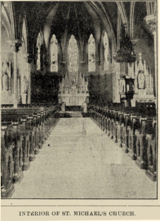 Defiance County, Ohio Genealogy Dedication of St. Michael's Catholic