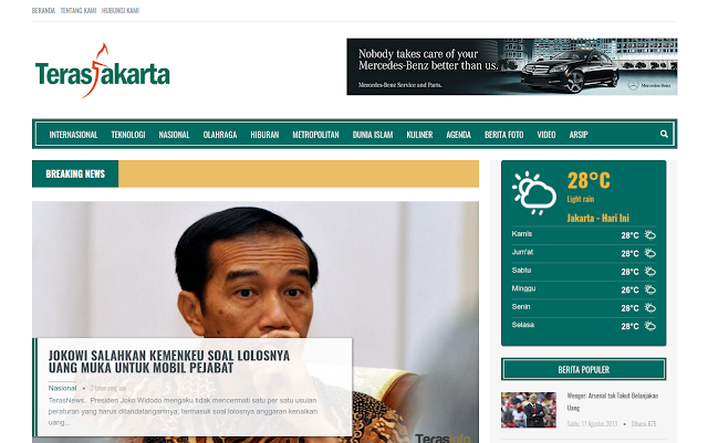 (Source Code) Portal Berita Teras Jakarta