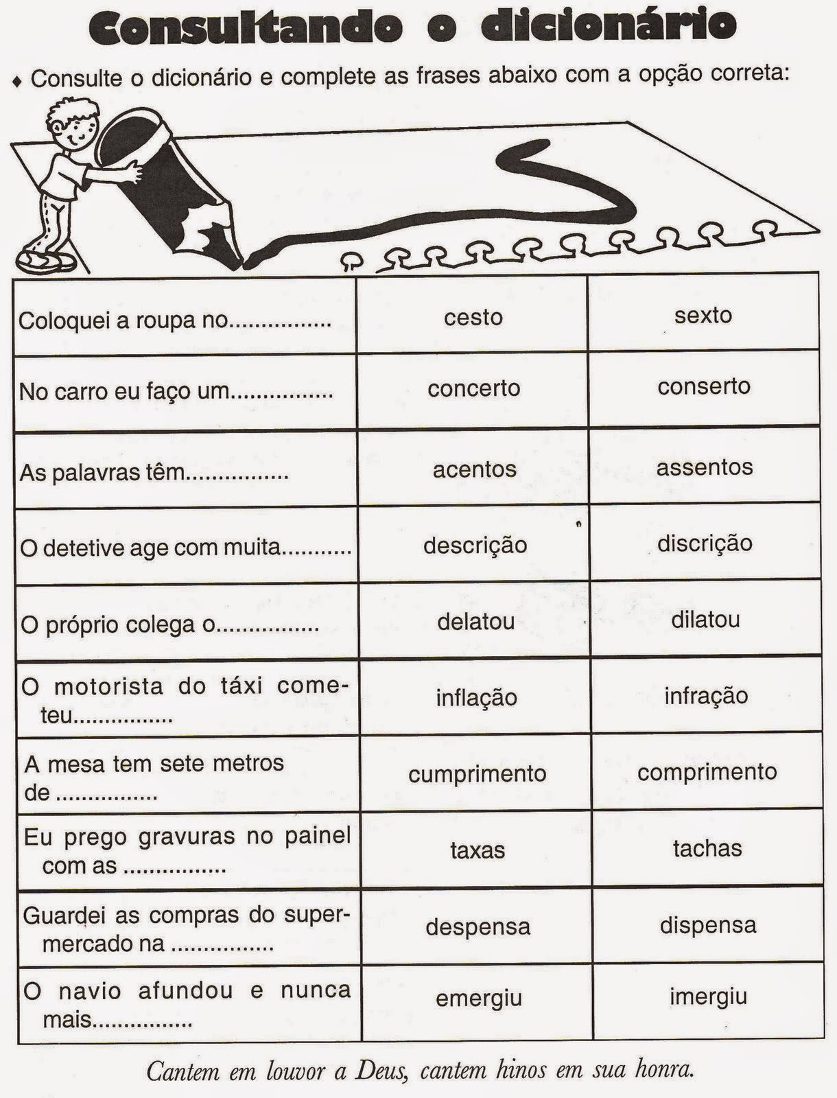 Atividades de Português para o 5° Ano prontas para imprimir! Atividade ...