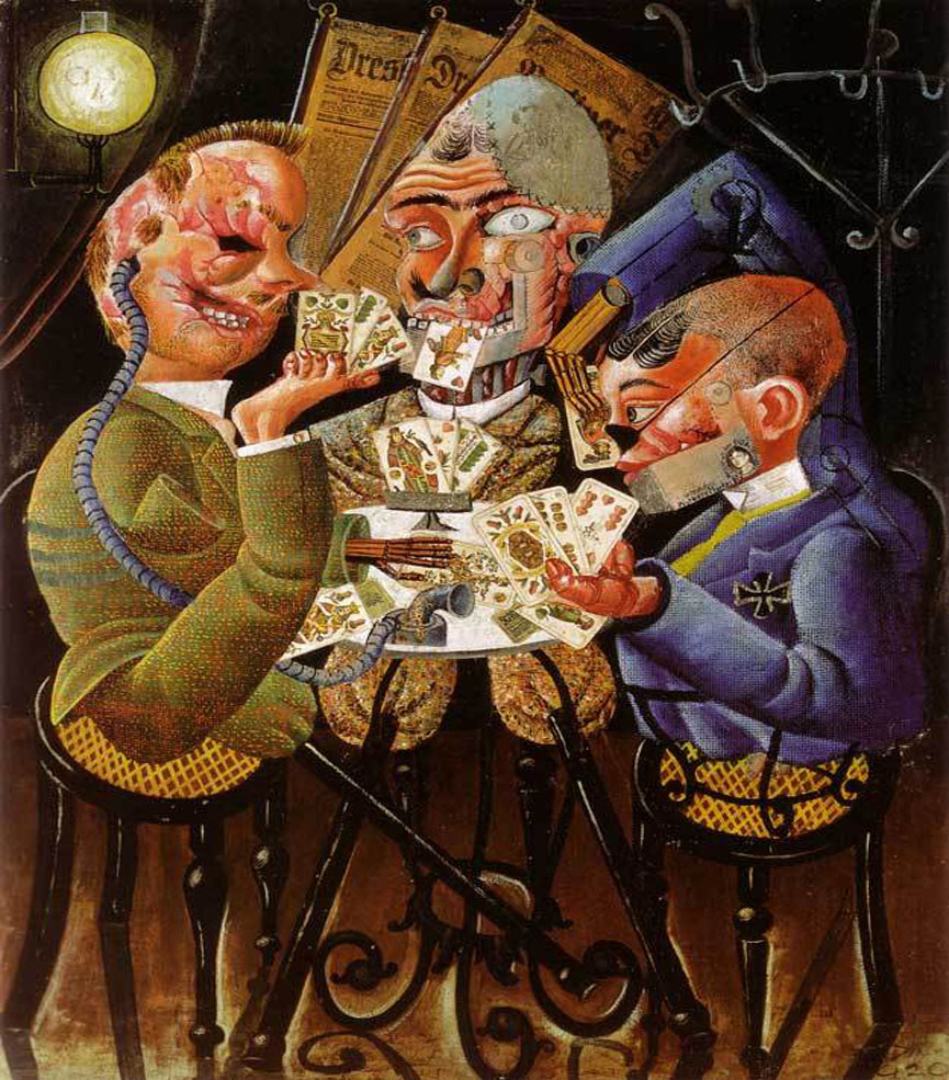 PDFHDA Les Joueurs de skat Otto Dix 1920 OBJET DETUDE lart