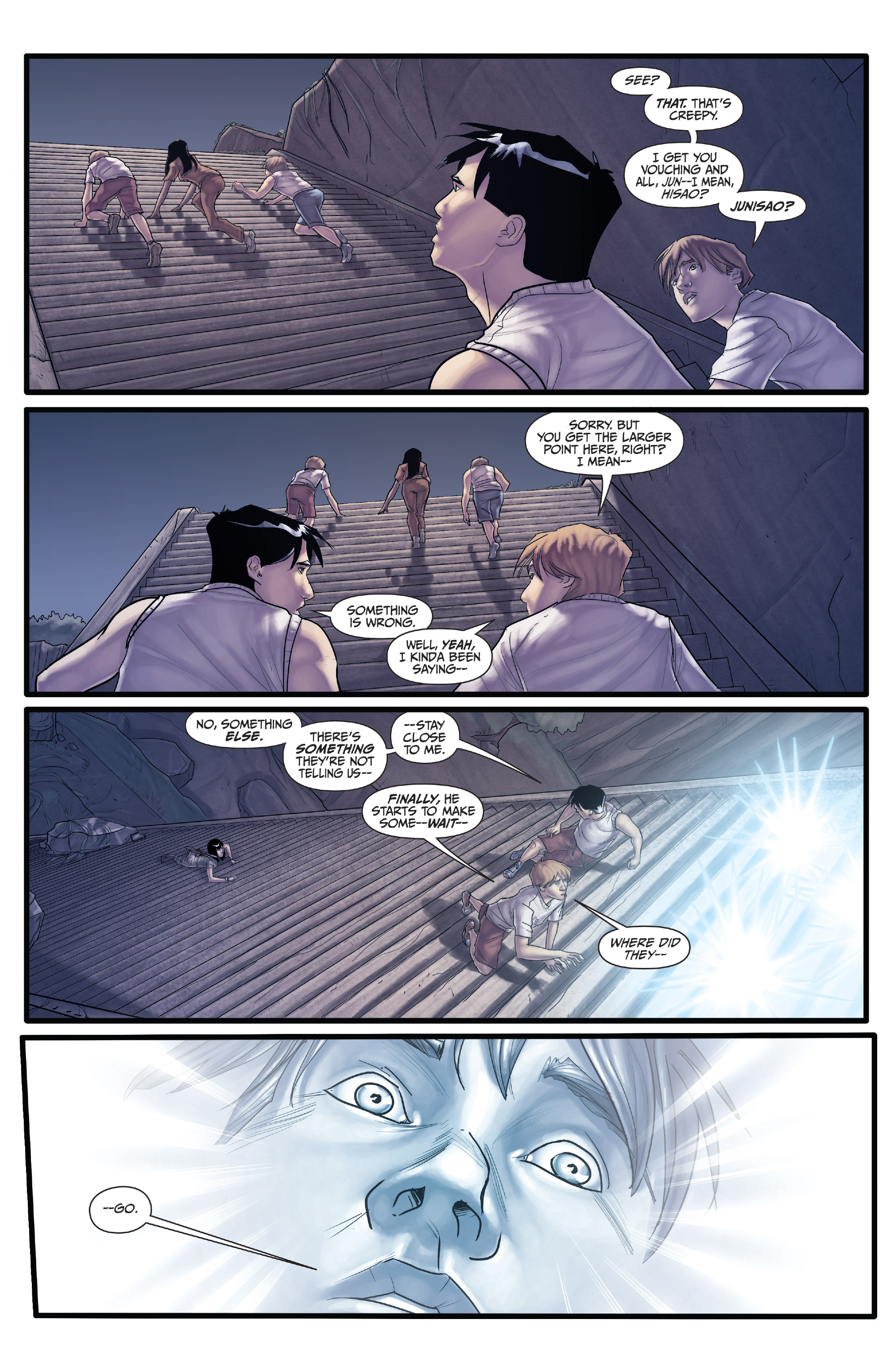 Read online Morning Glories comic -  Issue #22 - 20