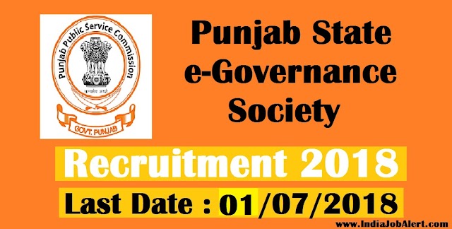 Punjab State e-Governance Society Recruitment 2018 || Apply for Manager Technical, Technical Executive, Web Developer Posts  