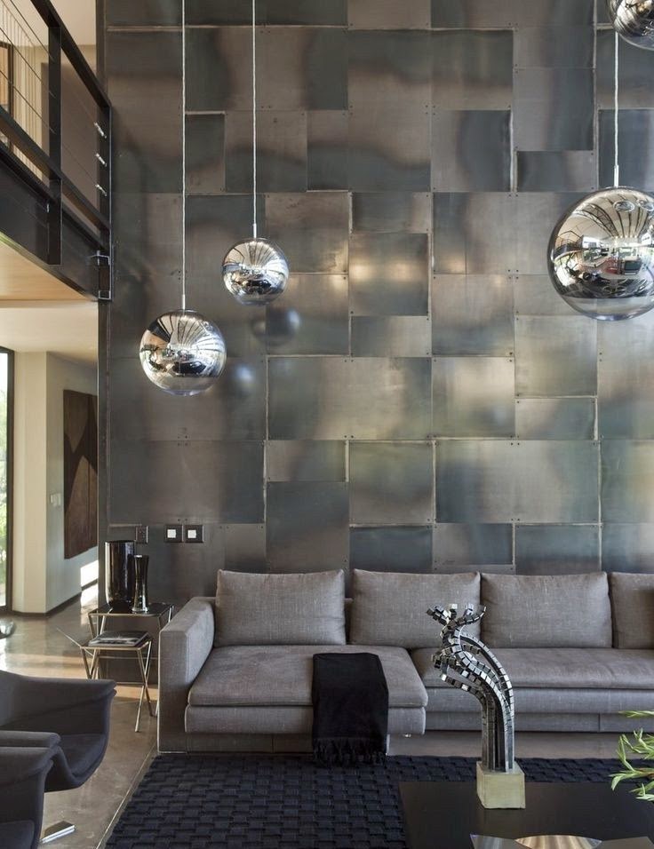Eye For Design Decorate With Industrial Metal Walls