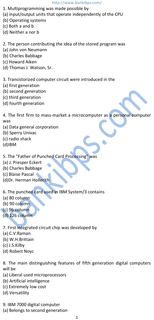 computer-questions-and-answers-for-bank-exams