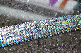 The Purple Pug: Sparkling Sequin Cake Band {for cute cakes}