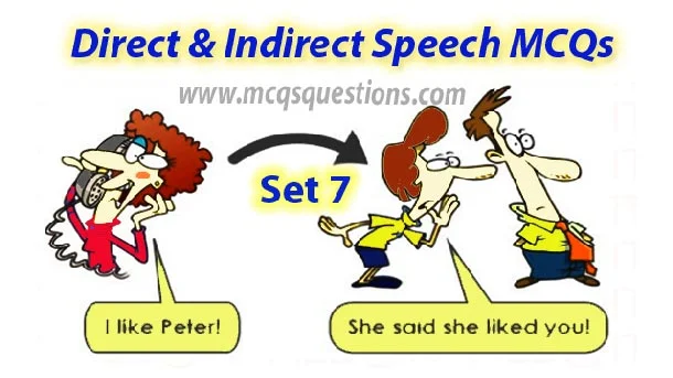 direct and indirect speech quiz 7