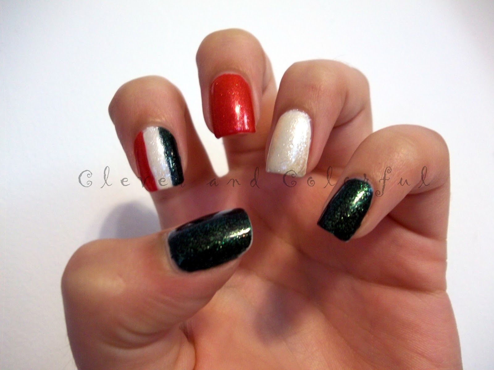 Clever and Colorful: Italian Manicure!