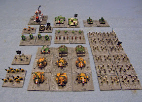 Epic 40K Imperial army based for 'Hordes of the Things'
