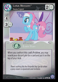 My Little Pony Lotus Blossom, Sauna Expert Premiere CCG Card