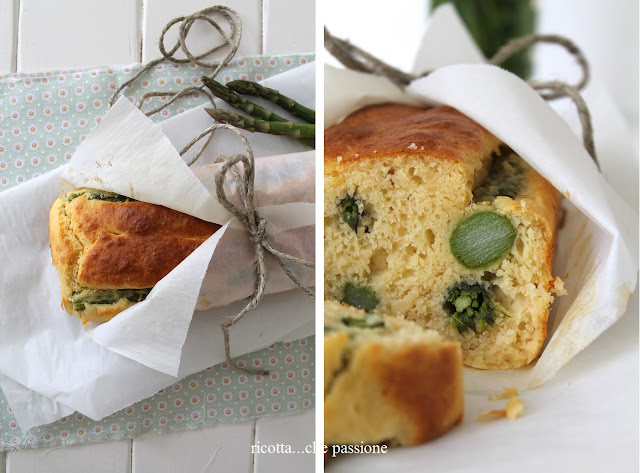 cake salmone e asparagi