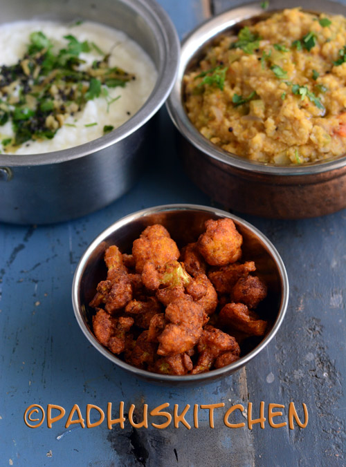 Gobi 65Cauliflower 65Cauliflower Recipes Padhuskitchen