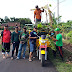 Warga Desa, Perangkat Dan Kades Karangsono Kerja Bakti Bersih-Bersih Desa