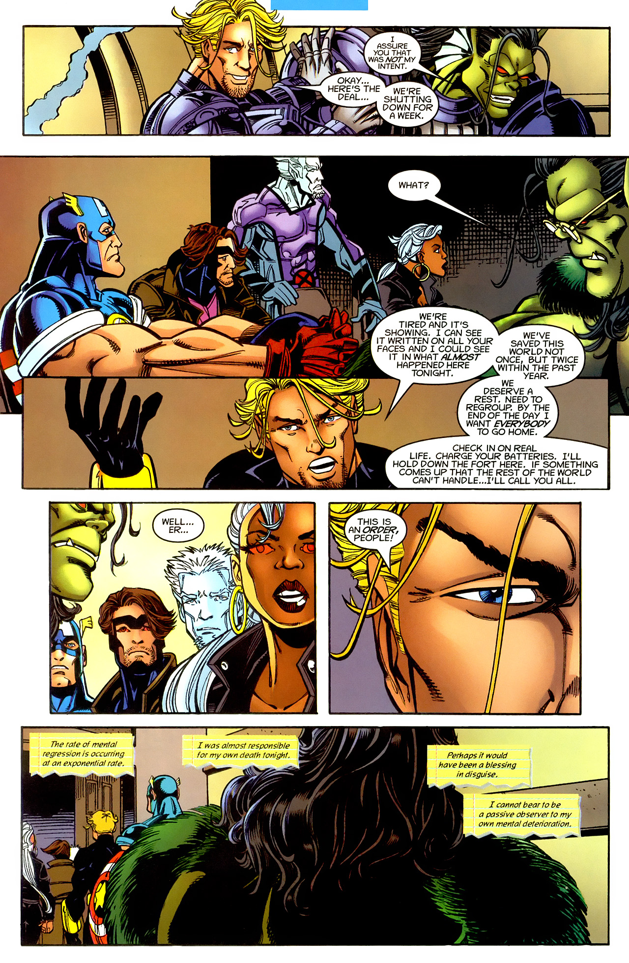 Read online Mutant X comic -  Issue #25 - 12