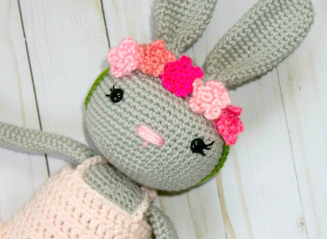 crochet ballerina bunny