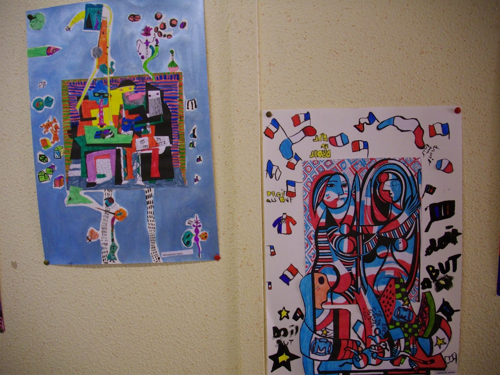 LES ADOS DE RAIMU SE REMUENT !: EXPOSITION ARTS PLASTIQUES (6ème)